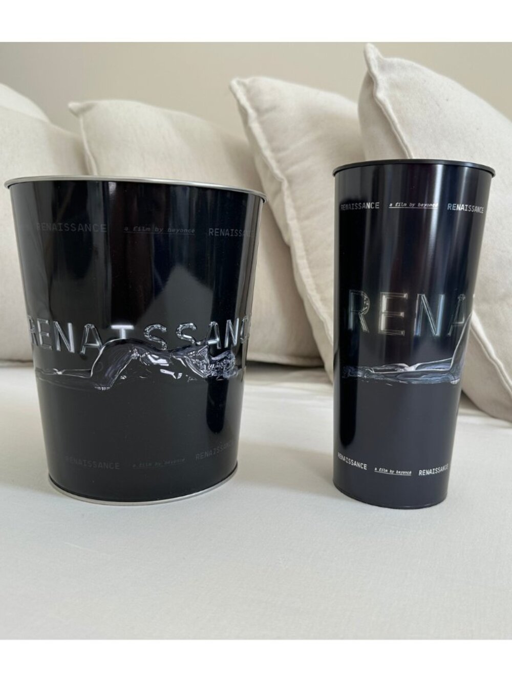 Beyoncé Renaissance Film Popcorn Bucket and Cup Set with Movie Poster
